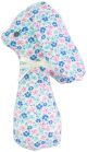 Alimrose Standing Bunny Rattle - Blue Pink Floral