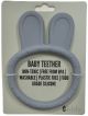 ES Kids Bunny Ring Silicone Teether - Grey