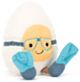 Jellycat Amuseable Boiled Egg Scuba (14cm)