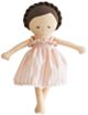 Alimrose Baby Daisy Doll - Pink Stripe (26cm)