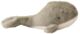 Alimrose Plush Baby Whale - Grey (30cm)