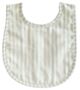 Alimrose Baby Bib - Sage Stripe