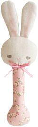 Alimrose Bunny Stick Rattle - Posy Heart
