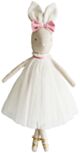 Alimrose Daisy Bunny Toy - Gold Sparkle (48cm)