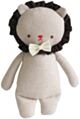 Alimrose Linen Mini Toy Rattle - Lion (17cm)