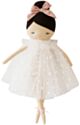Alimrose Mia Doll - White Flocked Heart Tulle (44cm)
