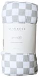 Alimrose Organic Muslin Swaddle - Grey Check