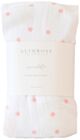 Alimrose Organic Muslin Swaddle - Pink Stars