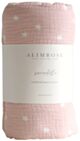 Alimrose Organic Muslin Swaddle - Starry Night Pink