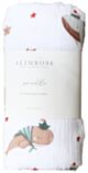 Alimrose Organic Muslin Swaddle - Whales