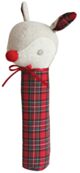 Alimrose Rudolph Hand Squeaker - Tartan