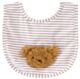 Alimrose Sherpa Bear Bib - Caramel