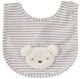Alimrose Sherpa Bear Bib - Ivory