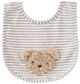 Alimrose Sherpa Bear Bib - Oatmeal