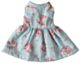Alimrose Small Doll Dress - Blue Rose Floral (20-28cm)