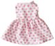 Alimrose Small Doll Dress - Pink Hearts (20-28cm)