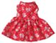 Alimrose Small Doll Dress - Red Floral (20-28cm)