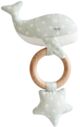 Alimrose Whale Star Teether Toy - Duck Egg Blue