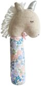 Alimrose Yvette Unicorn Hand Squeaker - Liberty Blue