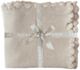 Alimrose Cotton Knit Mini Moss Stitch Blanket - Latte