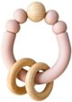Alimrose Remy Beechwood Silicone Teether - Petal