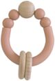 Alimrose Remy Beechwood Silicone Teether - Terracotta