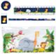 Bobble Art Jungle 5 Piece Stationery Set
