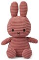 Miffy Plush Sitting ECO Corduroy - Dusty Rose (23cm)
