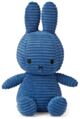 Miffy Plush Sitting ECO Corduroy - Kobalt Blue (23cm)