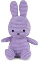 Miffy Plush Sitting ECO Corduroy - Lilac (23cm)