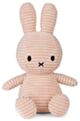 Miffy Plush Sitting ECO Corduroy - Misty Rose (23cm)