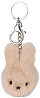 Miffy Plush Keychain in ECO Fuzzy - Beige