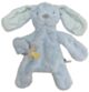 ES Kids Bunny Comforter with Dummy Holder - Blue Stripe (30cm)