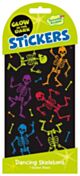 Glow in the Dark Dancing Skeleton Stickers