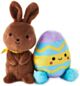 Hallmark Better Together Chocolate Bunny & Egg Magnetic Plush