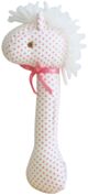 Alimrose Horse Stick Rattle - Spotty Pink