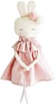 Alimrose Isabelle Bunny - Pink Linen (39cm)