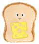 Keel Toys Keeleco Snackies Cheese on Toast Plush (12cm)