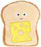 Keel Toys Keeleco Snackies Cheese on Toast Plush (18cm)