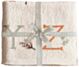 Alimrose Alphabet Baby Blanket - Natural