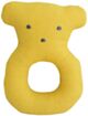Alimrose Linen Bear Ring Rattle - Butterscotch