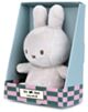 Miffy Plush Sitting Lucky in Giftbox - Grey (10cm)