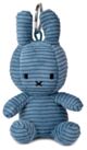 Miffy Plush Keychain ECO Corduroy - Aviator Blue