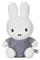 Miffy Plush Fluffy Cuddle Rattle Toy Medium - Blue (25cm)