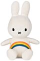 Miffy Plush Sitting Corduroy Rainbow - Off White (18cm)
