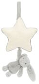 Jellycat Bashful Silver Bunny Musical Pull