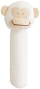 Alimrose Fleece Monkey Hand Squeaker - Ivory