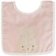 Alimrose Linen Bunny Bib - Pink