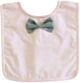 Alimrose Bow Tie Bib - Red Grey