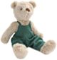 Nana Huchy Mr Honey Bear - Green Overalls (40cm)